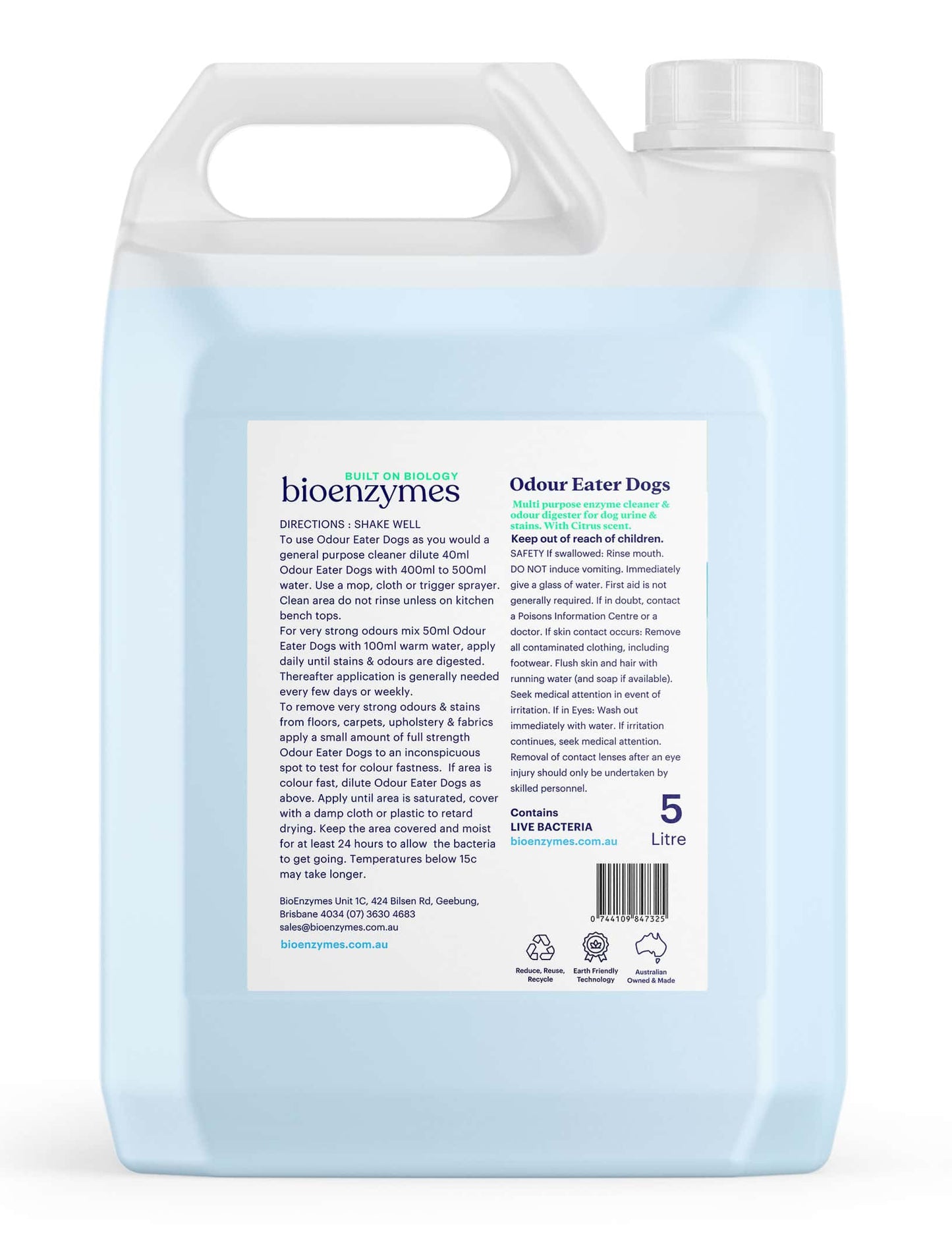 Bioenzymes Odour Eater DOG Stain & Odour Eliminator