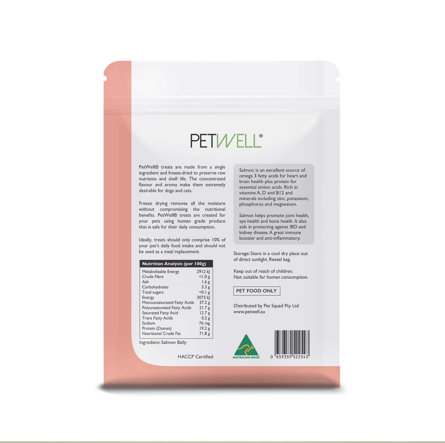 Freeze-Dried Salmon Fillet TREATS