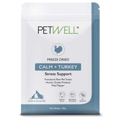 CALM + Turkey Raw Freeze Dried Functional TREAT