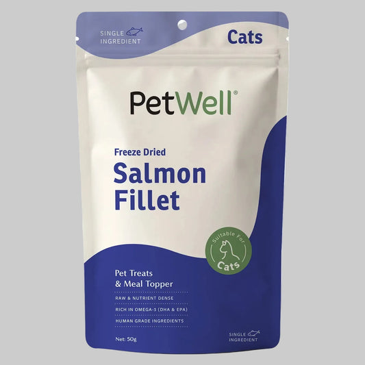 PetWell Freeze Dried Salmon Fillet for CATS