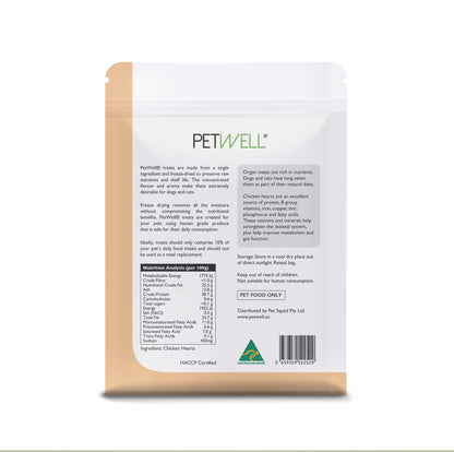 Freeze-Dried CHICKEN HEARTS Treats