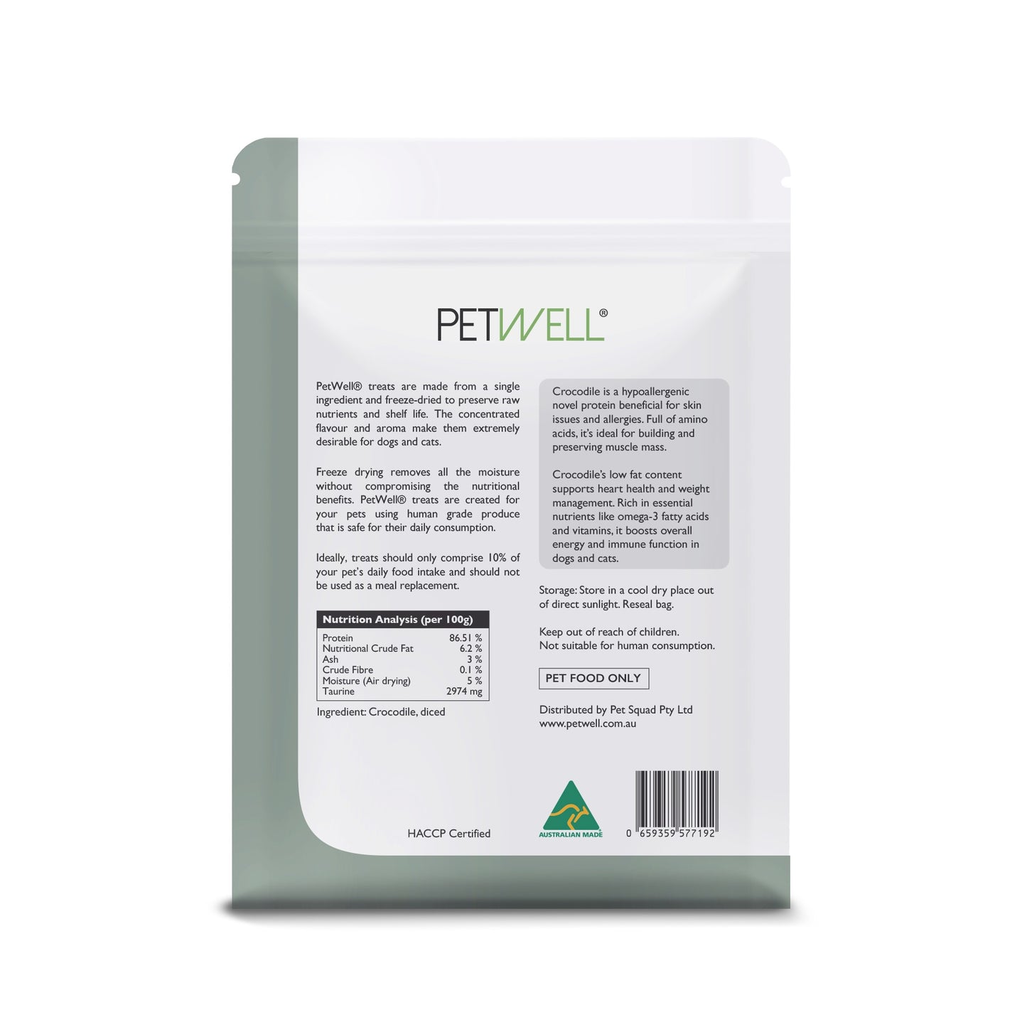 Freeze-Dried Crocodile Treats