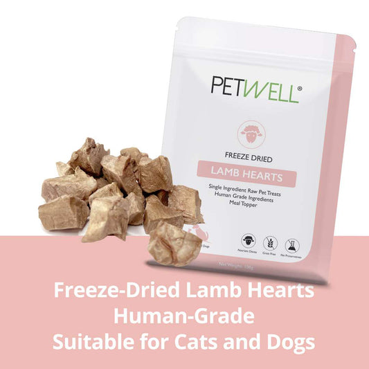 Freeze-Dried Lamb Hearts