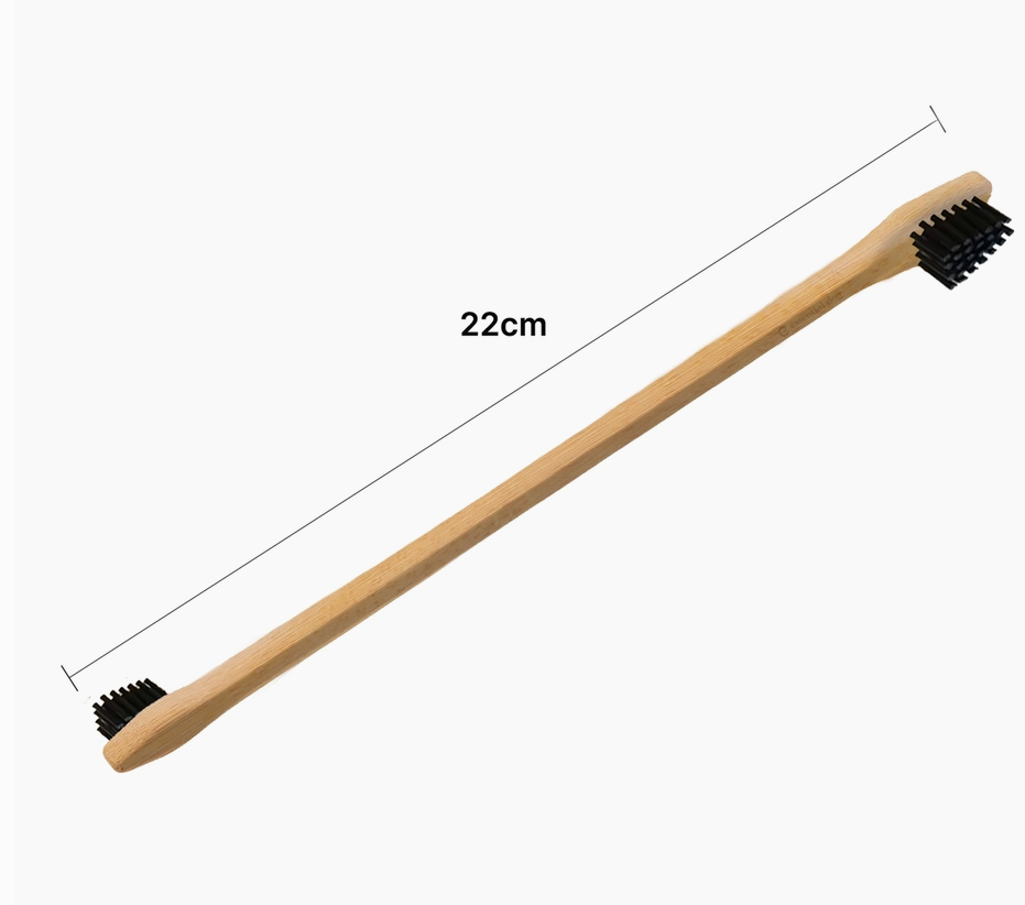 Dog toothbrush -Bamboo Dual head
