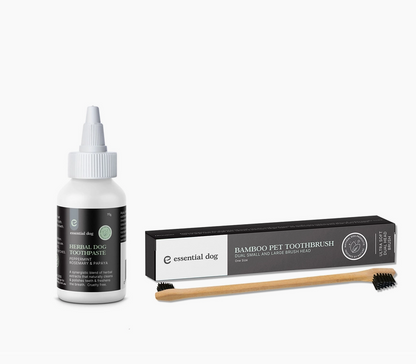 Dog toothbrush -Bamboo Dual head