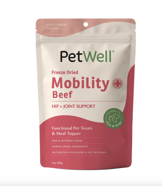 MOBILITY + Beef Freeze-Dried Functional TREATS