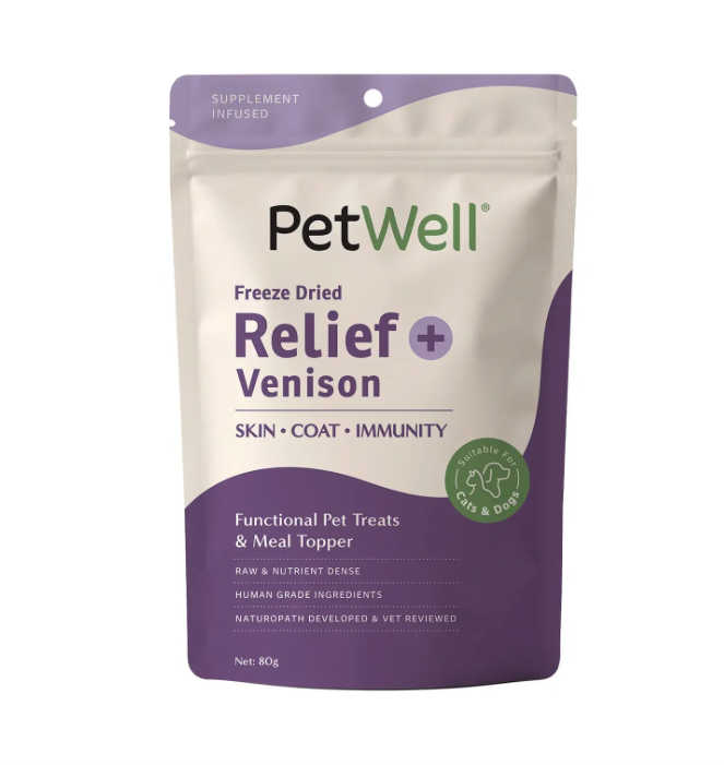 RELIEF + Venison RAW Freeze Dried TREATS